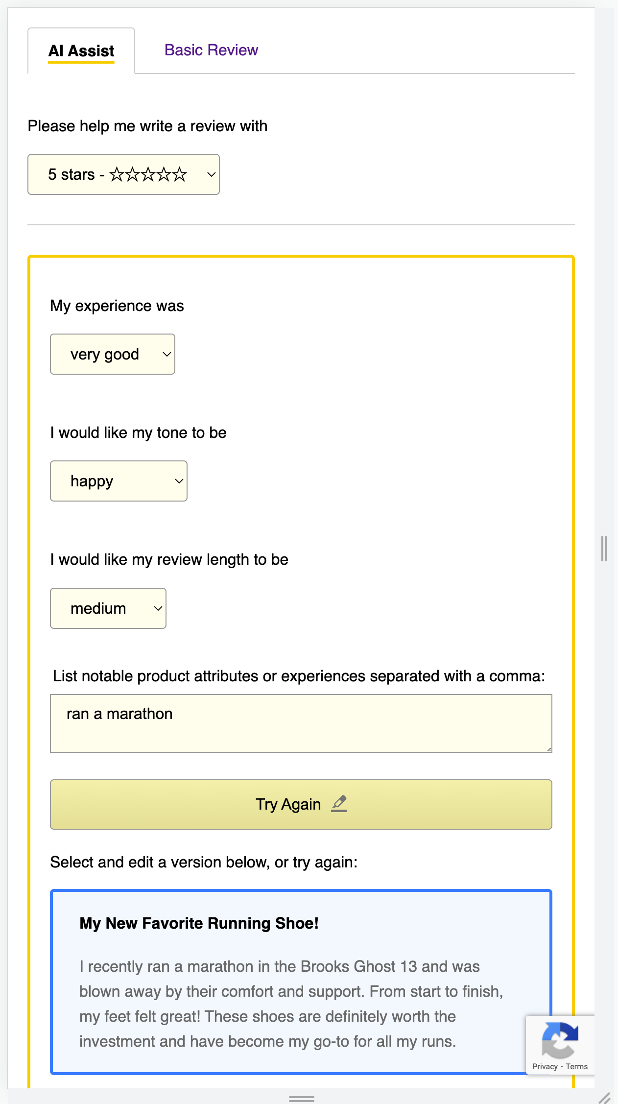 Rapid Reviews Chat GPT AI Shopify Product Reviews