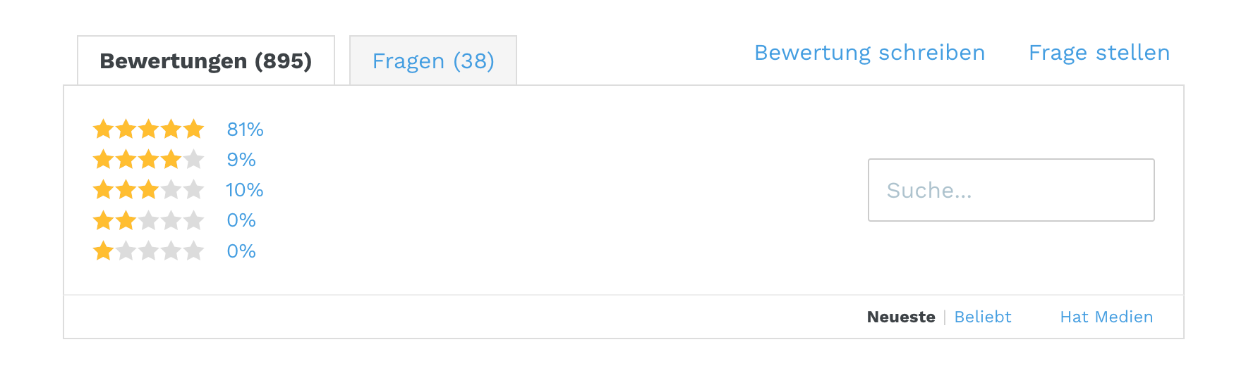 Shopify Product Reviews Translations - German